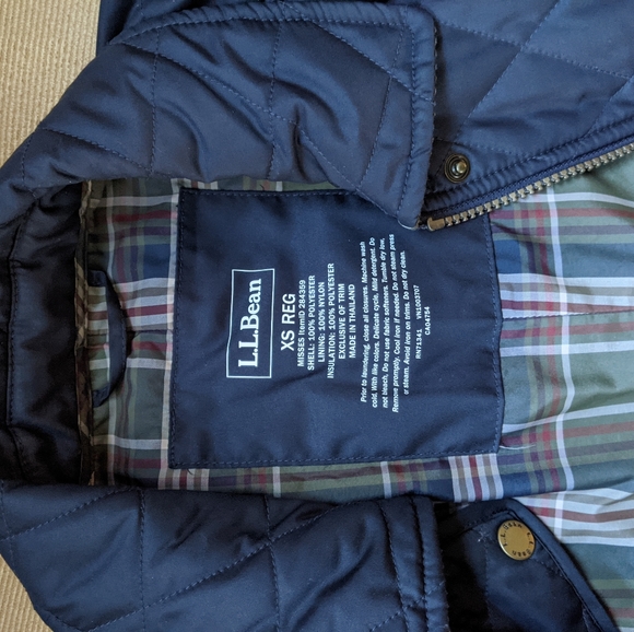 LLBean Quilted Riding jacket - Picture 7 of 7